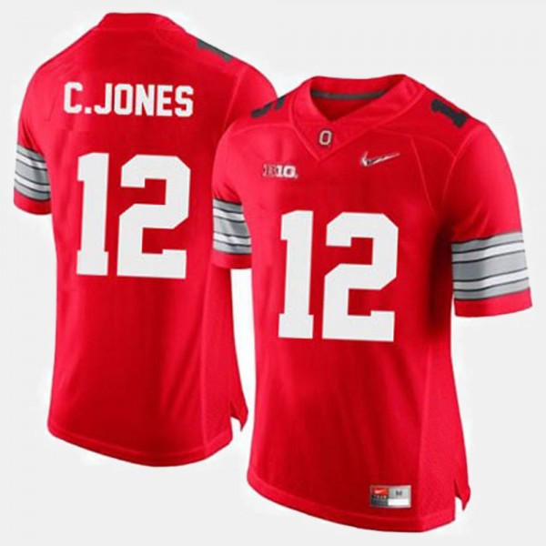 Ohio State Buckeyes Cardale Jone Men's #12 Red College Football Jersey 2404QAUZ5